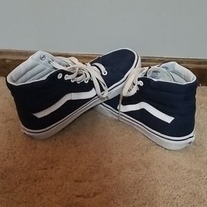Navy High Top Vans